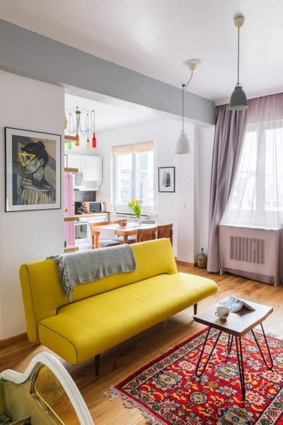 Eclectic and boutique designers apartment/ parking