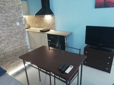 The Blue Studio  In a complex next to the beach