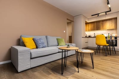 Stylish 1BD with Desk in Karshiaka