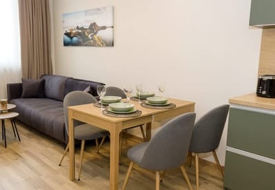 Brand New Modern 1BD Flat with Parking In Chayka