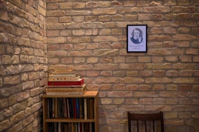 High-Ceiling Brick Gallery | Boutique Bohemian Interior