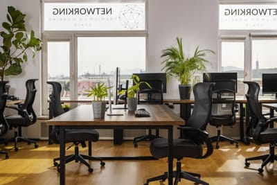 Cinematic modern co-working space in Sofia