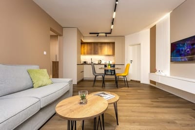 Stylish 1BD with Desk in Karshiaka