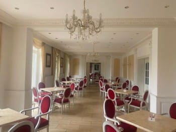 Castle of Burgscheidungen is a combination of baroque and renaissance styles