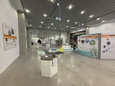 A science Museum with modern interior