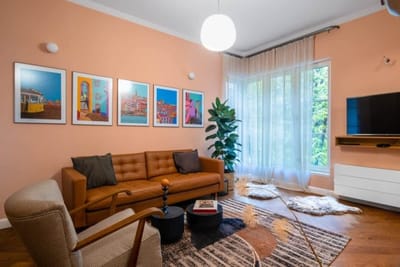 Sofia Spectrum: Vibrant Design Oasis - 1BD Charm