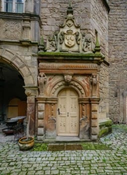 Castle of Burgscheidungen is a combination of baroque and renaissance styles