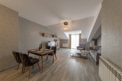 Luxury 2-bedroom apartment by Studenets Center