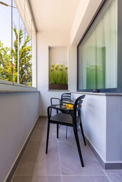 White&Grey Two 1-BD Apartments