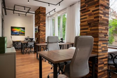 Modern offices in a co-working space in Sofia