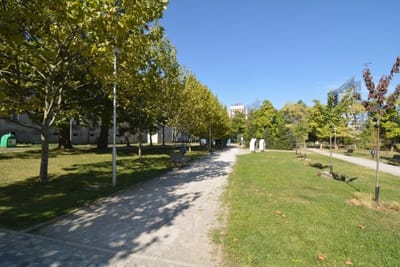 Big recognizable modern building with a bridge view of Sofia