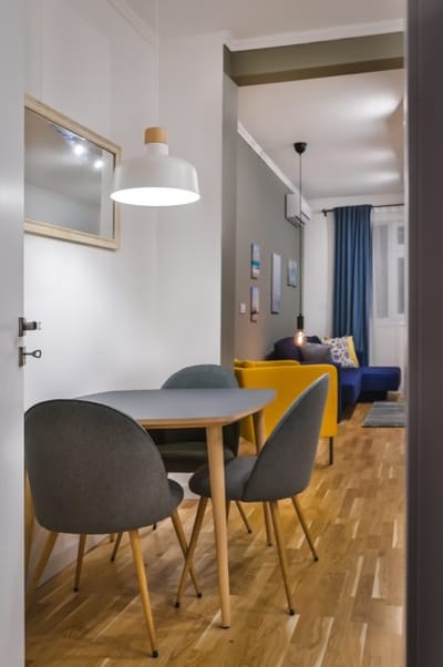 Pieces of Nature in a Stylish One-bedroom Flat